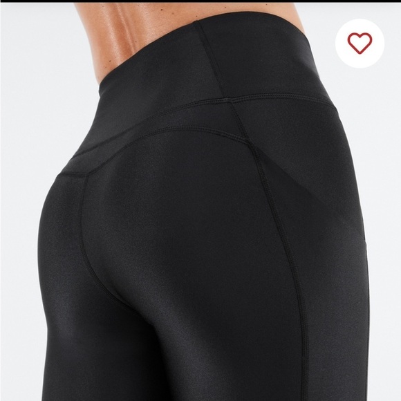 Fabletics oasis shine high waisted pocket seven eights leggings, new - Picture 3 of 7